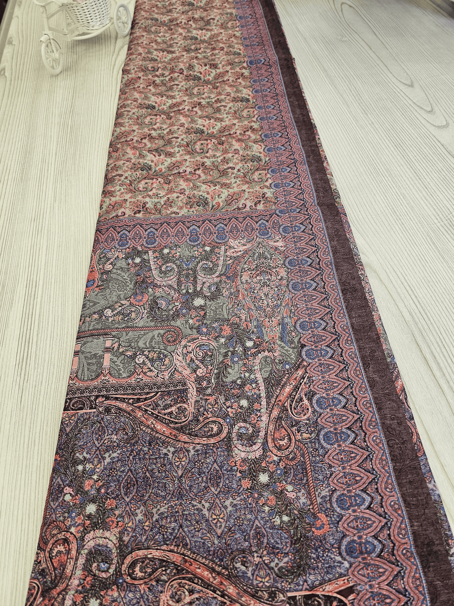 Kalamkari Saree with Tussar Digital Print